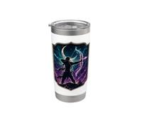 Cosmic Archer Moonlit Night Sky Fantasy Bow Stainless Steel Insulated Tumbler