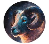 Cosmic Aries Adult Jigsaw Puzzles 1000 Pieces Puzzles for Adults Brain Teaser Game, Interactive Family Game, Suitable for Ages 14+ 67.5x67.5cm