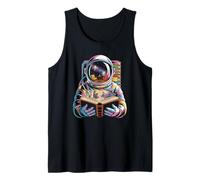 Cosmic Astronaut Exploring the Magical Literature Cosmos Tank Top