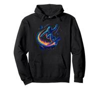Cosmic Astronaut Speed Motion Art Pullover Hoodie