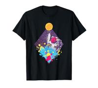 Cosmic Astronaut Splash Art Outer Space T-Shirt