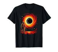 Cosmic Astronaut Staring Into Space Art T-Shirt