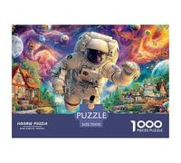 Cosmic AstronautColossal Jigsaw Puzzles for Adults A Vast Collection of 1000 Advanced, Seemingly Impossible Challenging Puzzle Game Pieces - A Majestic Gift for Determined Adult And Young Adult Enthu