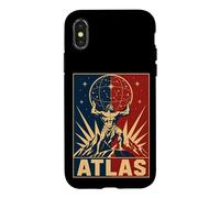 Cosmic Atlas Greek Titan Holding Stars Sky Case for iPhone X/XS