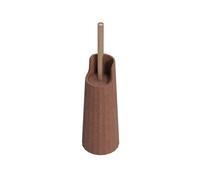 COSMIC Avenir Contemporary and Polygonal Design Toilet Brush Made of Recycled Plastic. Floor Toilet Brush Holder in Terracotta Color