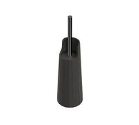 COSMIC Avenir Contemporary and Polygonal Design Toilet Brush Made of Recycled Plastic. Floor Toilet Brush Holder in Natural Black Color