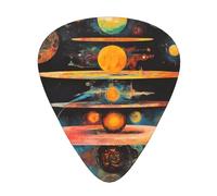 Cosmic Balance guitar pick set, 3 different thicknesses, 12 pieces for a variety of instruments