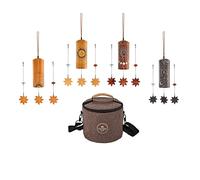 Cosmic Bamboo Chimes Set For Calming Meditation, ASMR, Sound Healing Therapy, and Yoga
