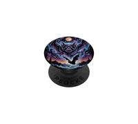 Cosmic Bat Mystical Creature Night Sky Adventure PopSockets Adhesive PopGrip