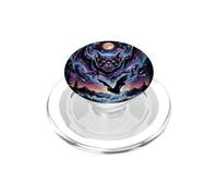 Cosmic Bat Mystical Creature Night Sky Adventure PopSockets PopGrip for MagSafe