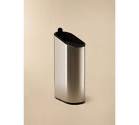 Cosmic Bathroom Bin, 2.5L, Ultra-Slim Design, Removable Inner Bucket, Bag Holder Ring, Glossy Chrome, Flat Collection