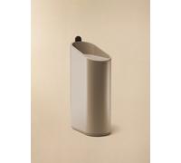 Cosmic Bathroom Bin, 2.5L, Ultra-Slim Design, Removable Inner Bucket, Bag Holder Ring, Sand, Flat Collection