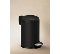 Cosmic Bathroom Bin 3L, Pedal, Soft-Close, Removable Inner Bucket, Matt Black, Essentials Collection