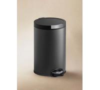 Cosmic Bathroom Bin 5L, Pedal, Soft-Close, Removable Inner Bucket, Matt Black, Architect Collection