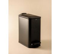 COSMIC Essentials Bathroom and Kitchen Pedal Bin with Lid, Modern Design, and 5L Capacity. Small Trash Can with Soft-Close Lid in Matte Black Color