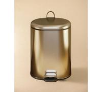 Cosmic Bathroom Bin Trash Can, 6L, Pedal, Soft-Close, Removable Inner Bucket, Silver, Essentials Collection