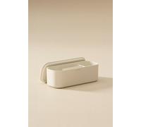 Cosmic Bathroom Organiser, Multi-Purpose Storage Box, Freestanding, Wall Mounted, Inner Divider, With Lid, White, Alife Collection