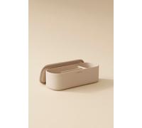 Cosmic Bathroom Organiser, Multi-Purpose Storage Box, Freestanding, Wall Mounted, Inner Divider, With Lid, Sand, Alife Collection