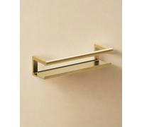 Cosmic Bathroom Shelf, Bathroom Organizer, Brushed Gold Pvd , Architect S+ Collection