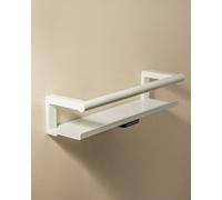 Cosmic Bathroom Shelf, Bathroom Organizer, With Glass Wiper Matt White , Architect S+ Collection