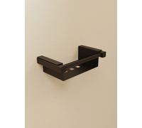 Cosmic Bathroom Shelf Rectangular, 22 Cm, Black Matt, Metal, Wall-Mounted