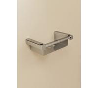 Cosmic Bathroom Shelf Rectangular, 22 Cm, Silver Gloss, Metal, Wall-Mounted, Metric Collection