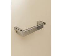 Cosmic Bathroom Shelf Rectangular, 34 Cm, Silver Gloss, Metal, Wall-Mounted