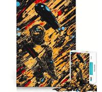 Cosmic Battle Puzzles for Teenagers 1000 Pieces Strong Memory, Firm Joint, Joyful Challenge, Wall Art (38x52cm)