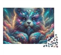 Cosmic Bear Jigsaw Puzzle Beasts 1000 Pieces Premium Cardstock Classic for Adults Kids for The Whole for Women Gifts 70x50cm/1000pcs