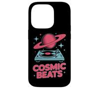 Cosmic Beats Space DJ Vinyl Planet Music Rave Case for iPhone 14 Pro