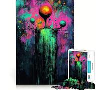 Cosmic Bloom - The Floating Nexus Jigsaw Puzzles for Adults1000 Pieces Focus Boost, Bright Print, Family Fun, Wall Accent (50x75cm)