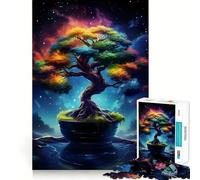 Cosmic Bonsai Jigsaw Puzzles for Adults 1000 Piece Logic Fun, Smooth Thick, Playful Challenge, Xmas Santa Gift (38x26cm)