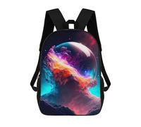 Cosmic Bubble-2 Backpack, 3D Printed School Bag, School Lunch Bag, Travel Backpack, Friends Backpack, School Backpack for Girls And Boys 17inch