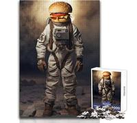 Cosmic Burgerhead Adult Jigsaw Puzzles1000 Pieces Fun Brain Training Learning Game Great Unique Surprise Present Size 38x26cm