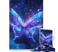 Cosmic Butterfly Eternity Jigsaw 1000 Pieces for Teenagers Strong Memory, Snug Cut, Joyful Challenge, Home Display (38x52cm)