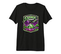 Cosmic Camper Space Adventure Geodesic Tent Premium T-Shirt