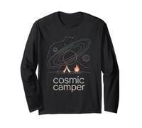 Cosmic Camper Stargazing Astronomy Camping Long Sleeve T-Shirt