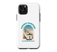 Cosmic Campers Funny Alien Hide Seek Retro Sunset on Back Case for iPhone 11 Pro