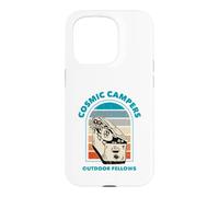 Cosmic Campers Funny Alien Hide Seek Retro Sunset on Back Case for iPhone 15 Pro