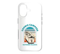 Cosmic Campers Funny Alien Hide Seek Retro Sunset on Back Case for iPhone 17