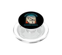 Cosmic Campers Funny Alien Hide Seek Retro Sunset on Back PopSockets PopGrip for MagSafe