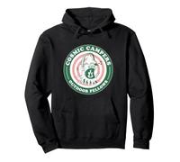 Cosmic Campers Funny Alien Vintage Camping Lantern Music Pullover Hoodie
