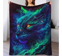 COSMIC CAT Blankets for Beds Super Soft & Warm Single Blanket for Bed Gifty Personalised 40x50inch(100x130cm)