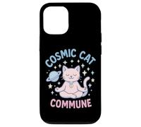 Cosmic Cat Commune - Meditating Kitten Case for iPhone 12/12 Pro