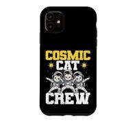 Cosmic Cat Crew Space Cats Astronaut Feline Case for iPhone 11