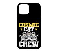 Cosmic Cat Crew Space Cats Astronaut Feline Case for iPhone 15