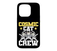 Cosmic Cat Crew Space Cats Astronaut Feline Case for iPhone 15 Pro