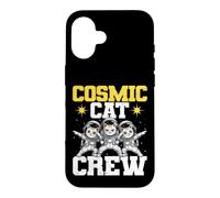 Cosmic Cat Crew Space Cats Astronaut Feline Case for iPhone 16