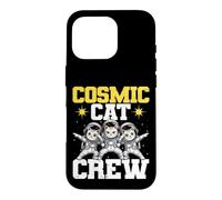 Cosmic Cat Crew Space Cats Astronaut Feline Case for iPhone 16 Pro