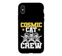Cosmic Cat Crew Space Cats Astronaut Feline Case for iPhone X/XS